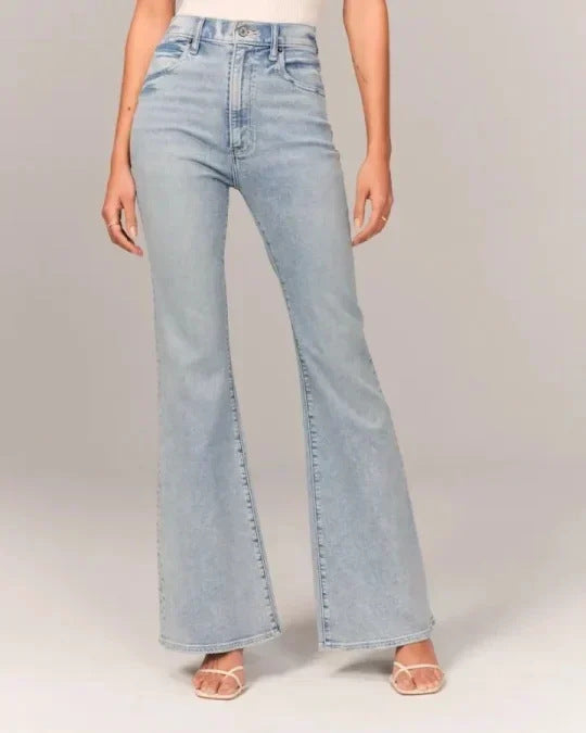 Women's High Waist Solid Color Jeans - 3KDyn